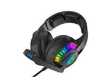 RGB over-ear gaming headset with microphone