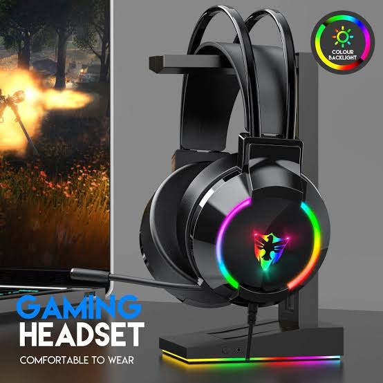 RGB gaming headset kit