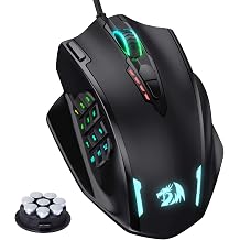 RGB optical gaming mouse with side buttons