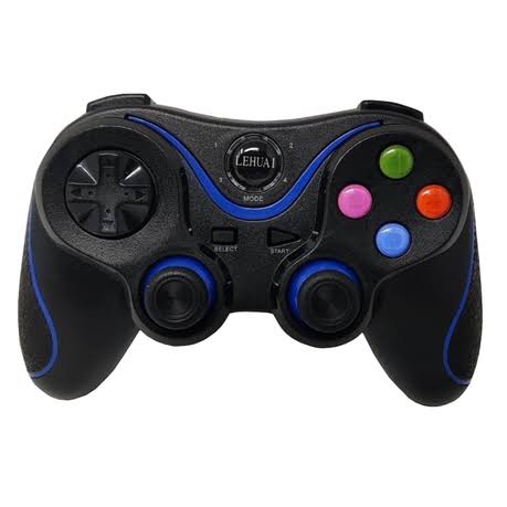 Black wireless game controller